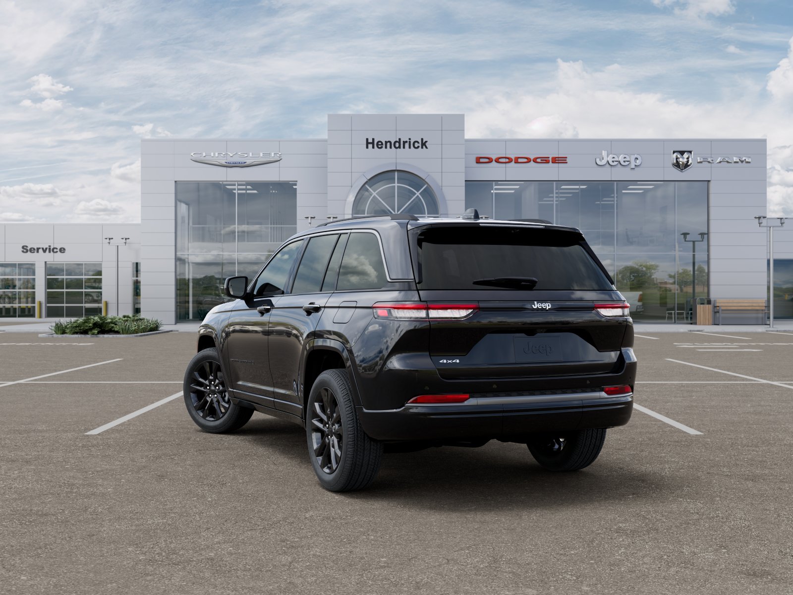 New 2026 Diamond Black Crystal Pearl-Coat Exterior Paint Jeep Limited Reserve image 39