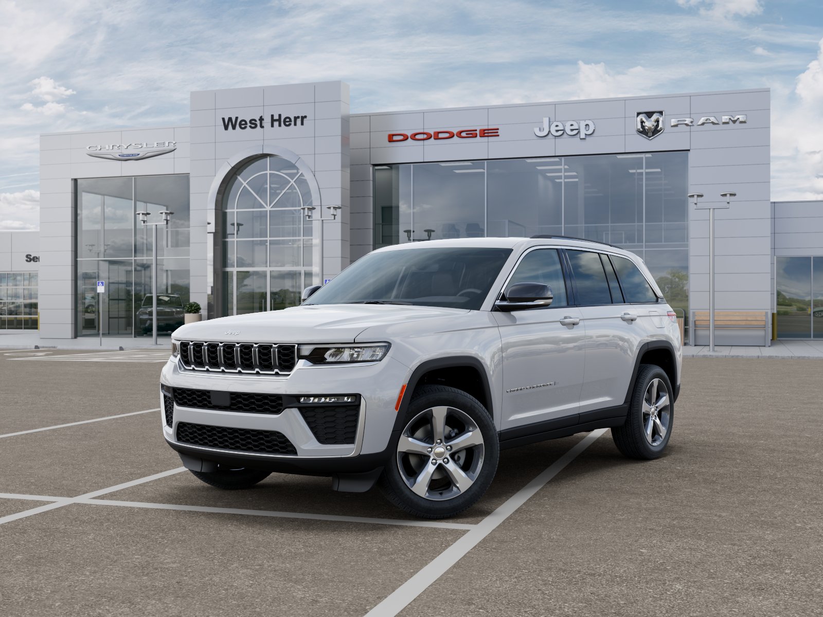 New 2026 Bright White Clear-Coat Exterior Paint Jeep Limited image 14