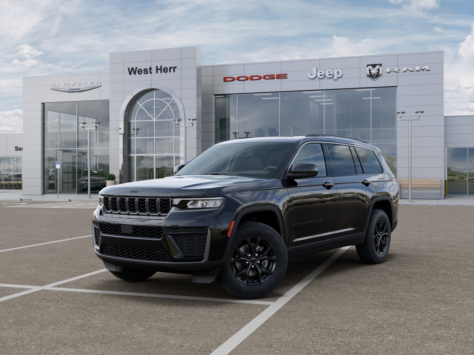New 2026 Diamond Black Crystal Pearl-Coat Exterior Paint Jeep GRAND CHEROKEE L LAREDO ALTITU image 101