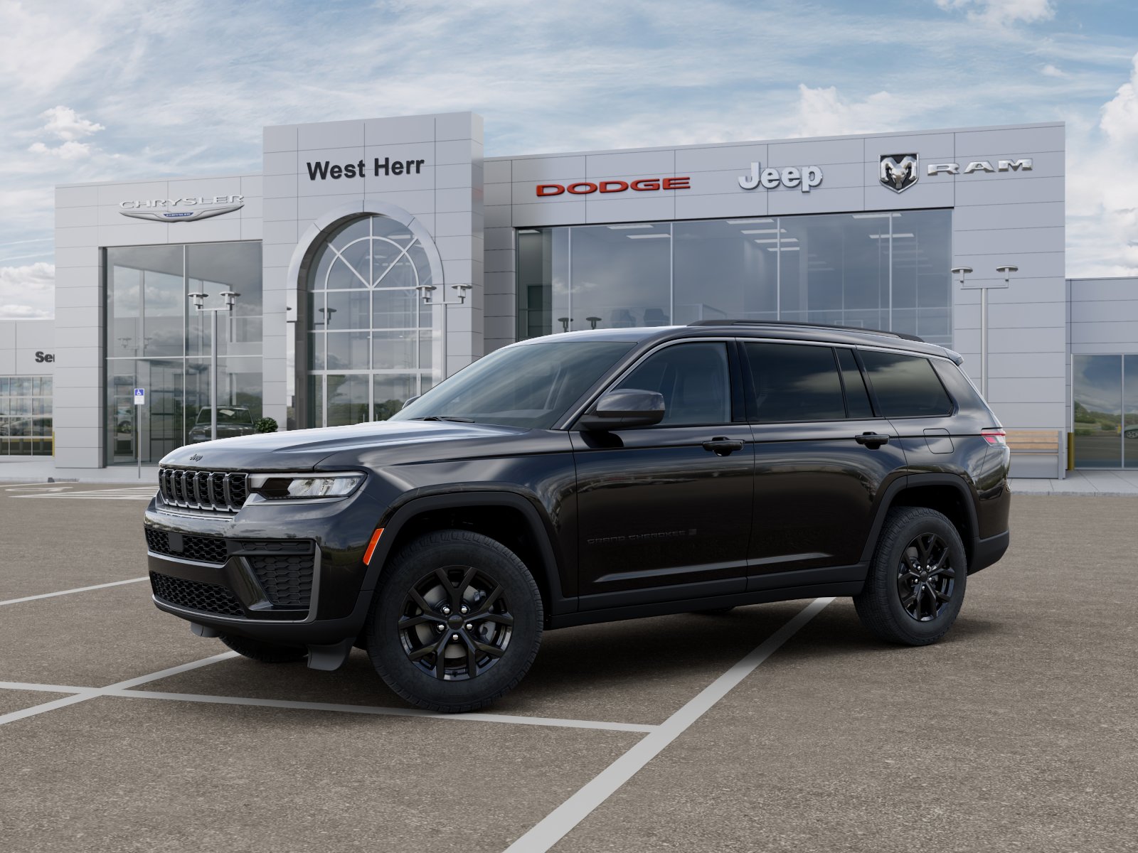 New 2026 Diamond Black Crystal Pearl-Coat Exterior Paint Jeep GRAND CHEROKEE L LAREDO ALTITU image 102