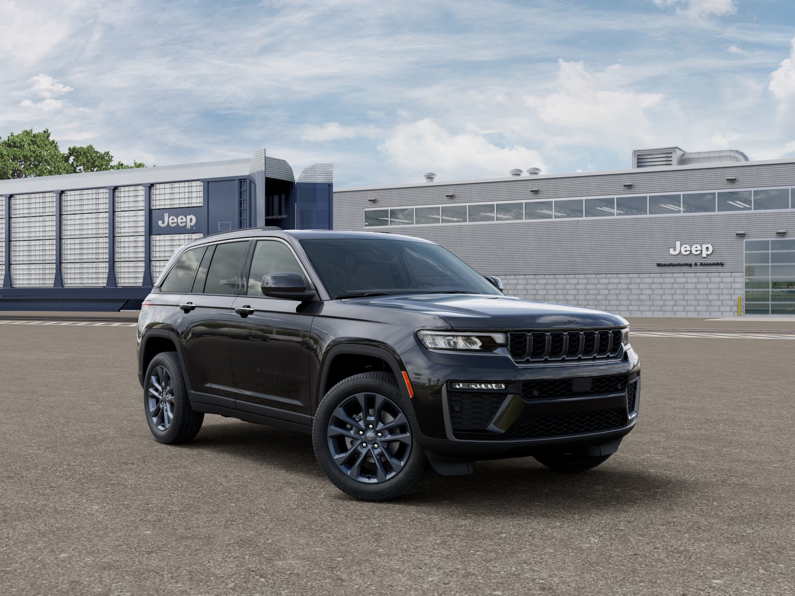 New 2026 Diamond Black Crystal Pearl-Coat Exterior Paint Jeep GRAND CHEROKEE 85TH ANNIVERSAR image 105