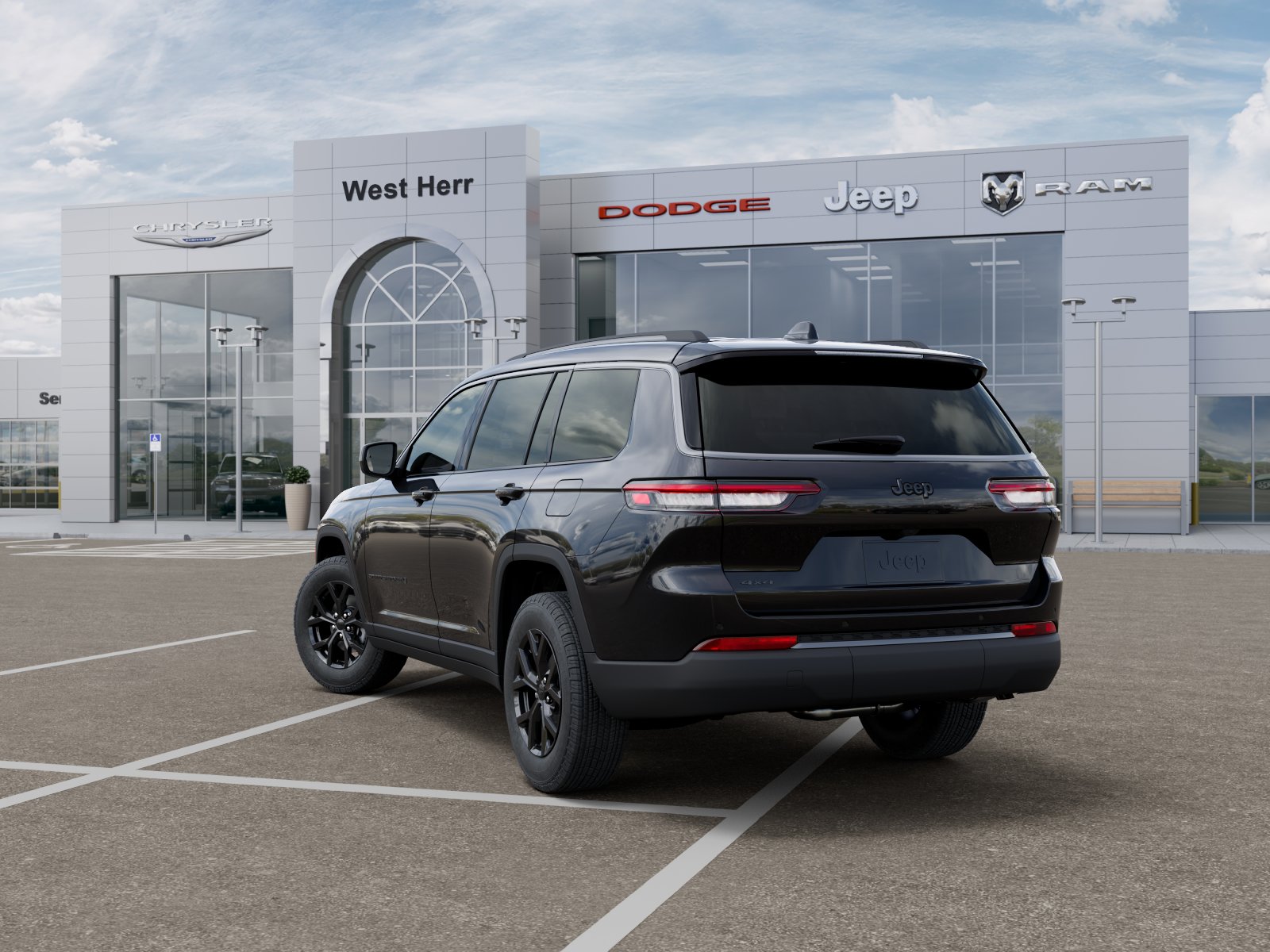 New 2026 Diamond Black Crystal Pearl-Coat Exterior Paint Jeep GRAND CHEROKEE L LAREDO ALTITU image 103