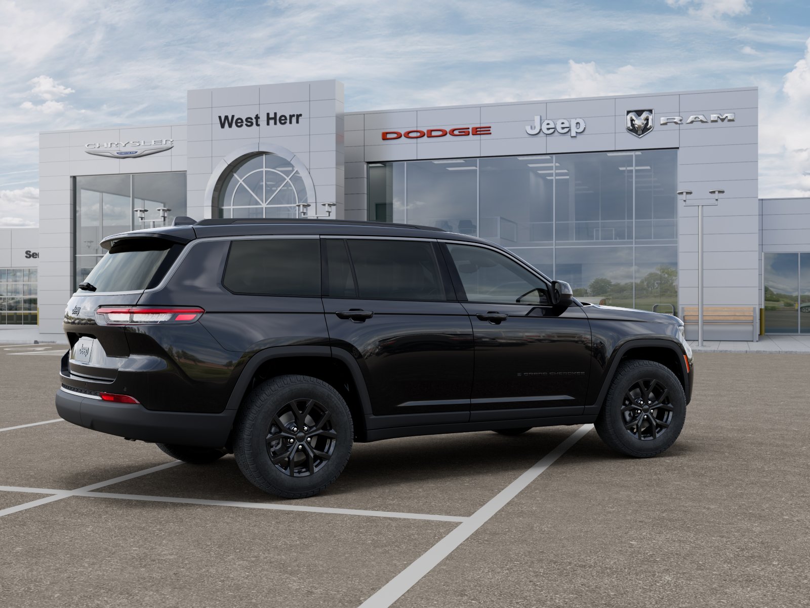 New 2026 Diamond Black Crystal Pearl-Coat Exterior Paint Jeep GRAND CHEROKEE L LAREDO ALTITU image 104