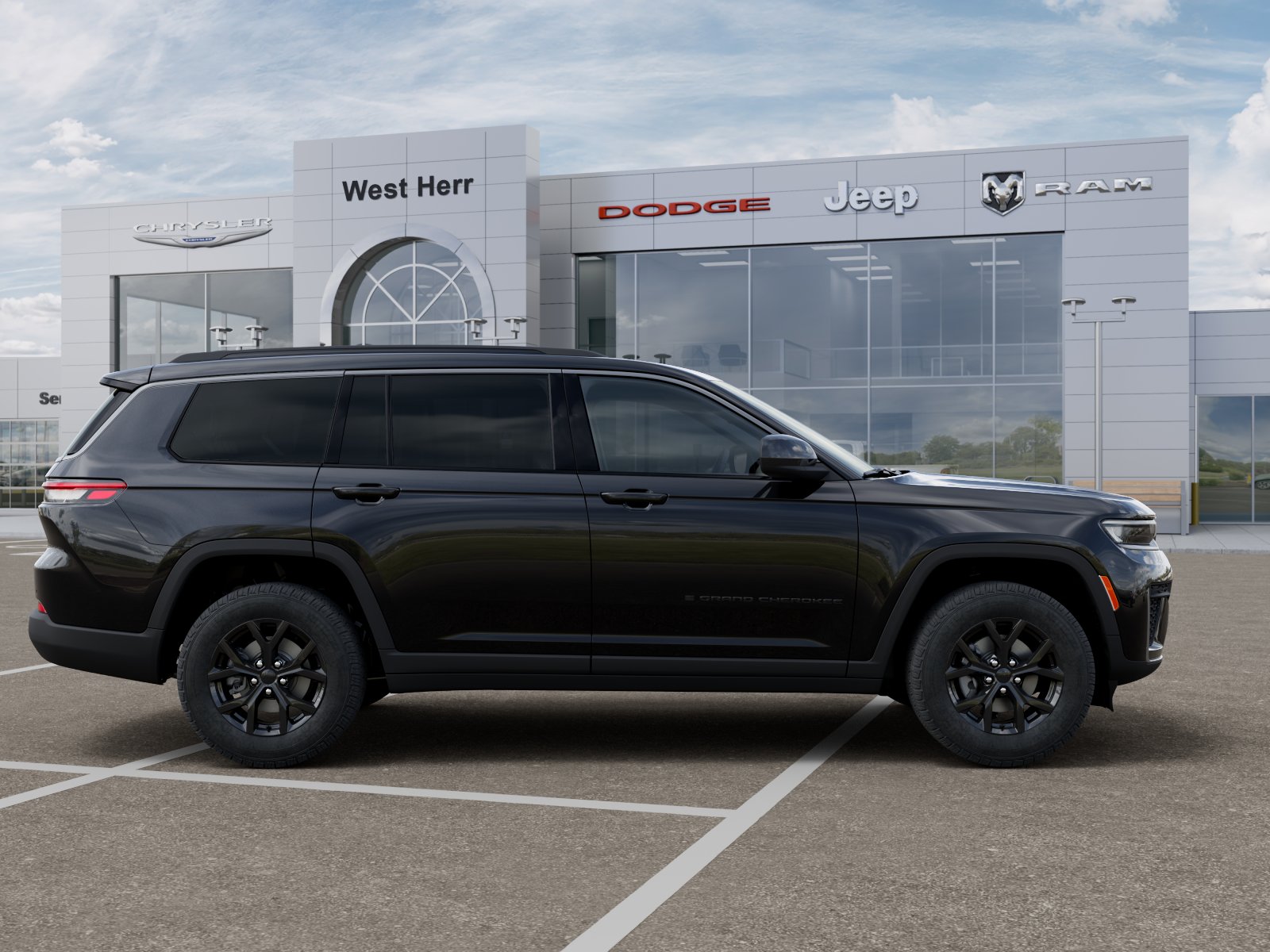 New 2026 Diamond Black Crystal Pearl-Coat Exterior Paint Jeep GRAND CHEROKEE L LAREDO ALTITU image 121
