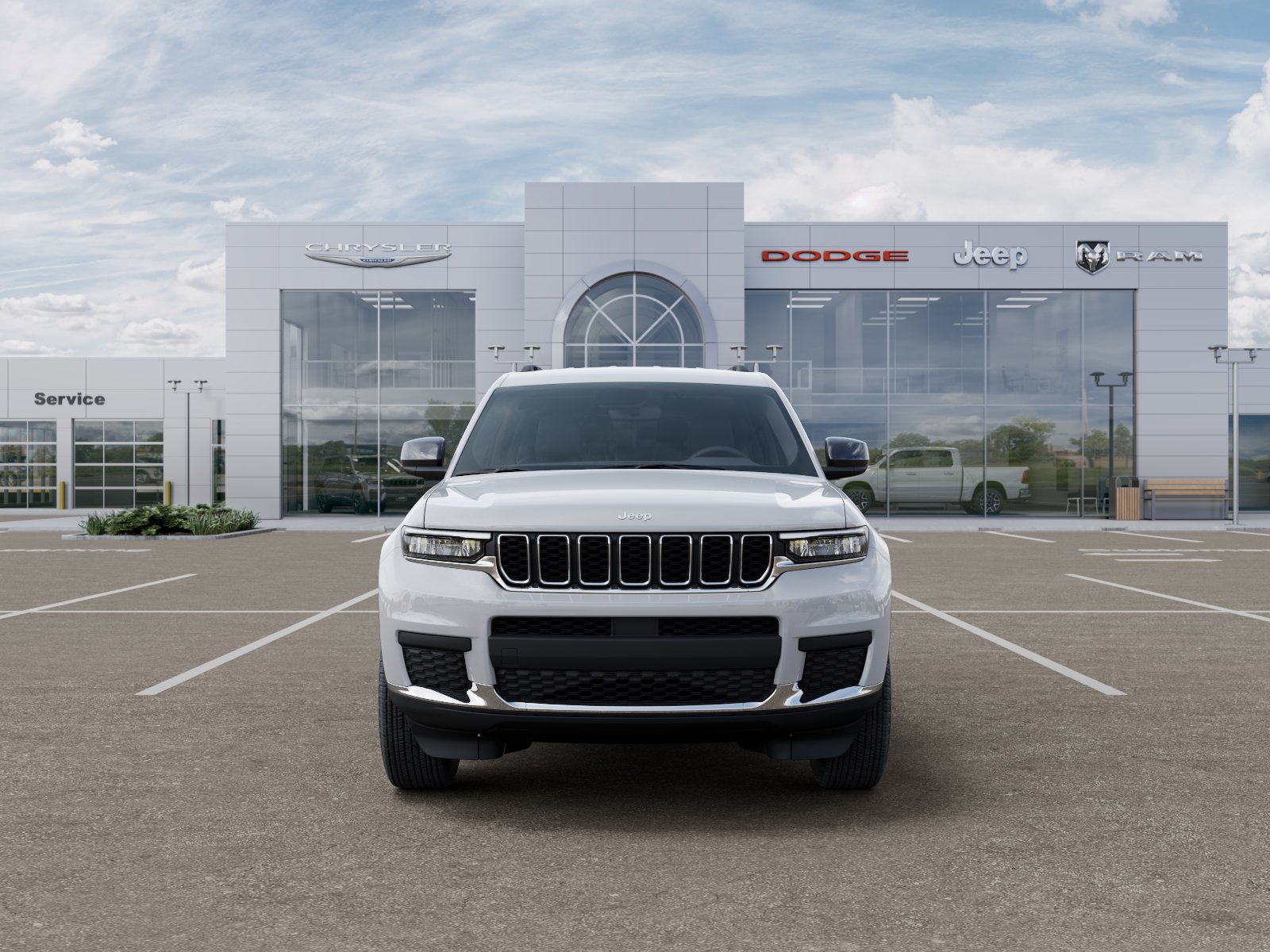 New 2026 Bright White Clear-Coat Exterior Paint Jeep Laredo X image 32