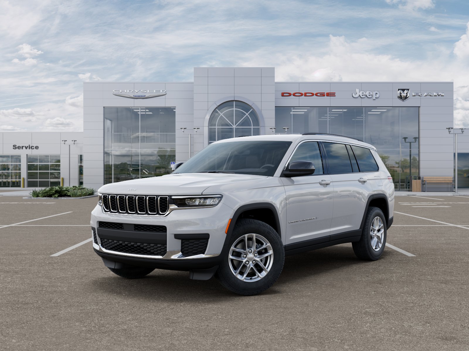 New 2026 Bright White Clear-Coat Exterior Paint Jeep Laredo X image 27