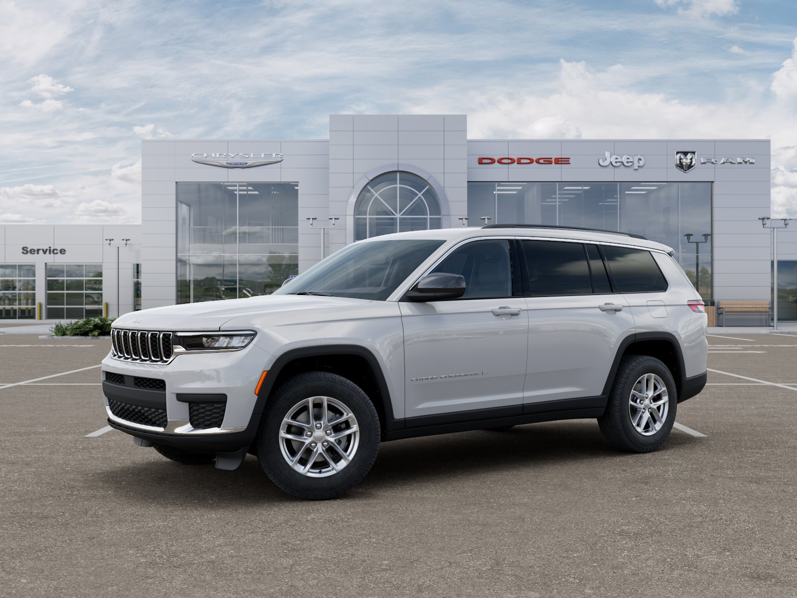 New 2026 Bright White Clear-Coat Exterior Paint Jeep Laredo X image 28