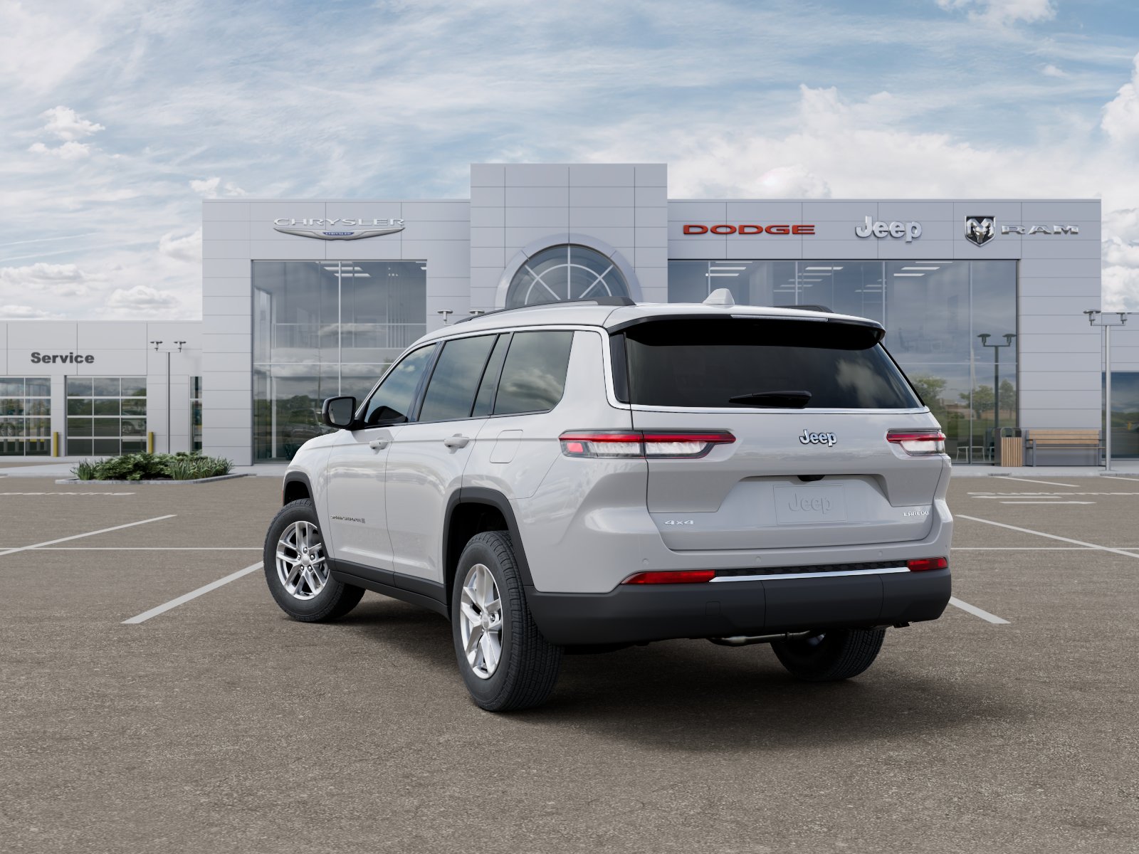 New 2026 Bright White Clear-Coat Exterior Paint Jeep Laredo X image 29