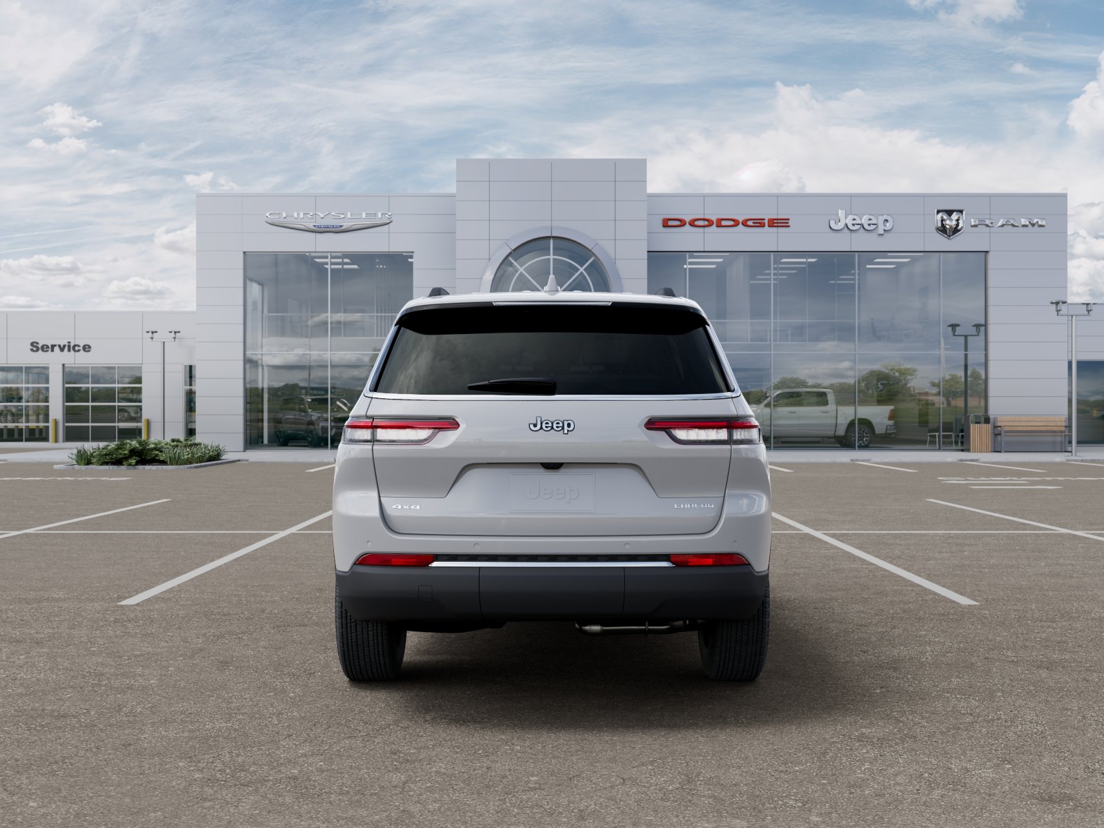 New 2026 Bright White Clear-Coat Exterior Paint Jeep Laredo X image 33