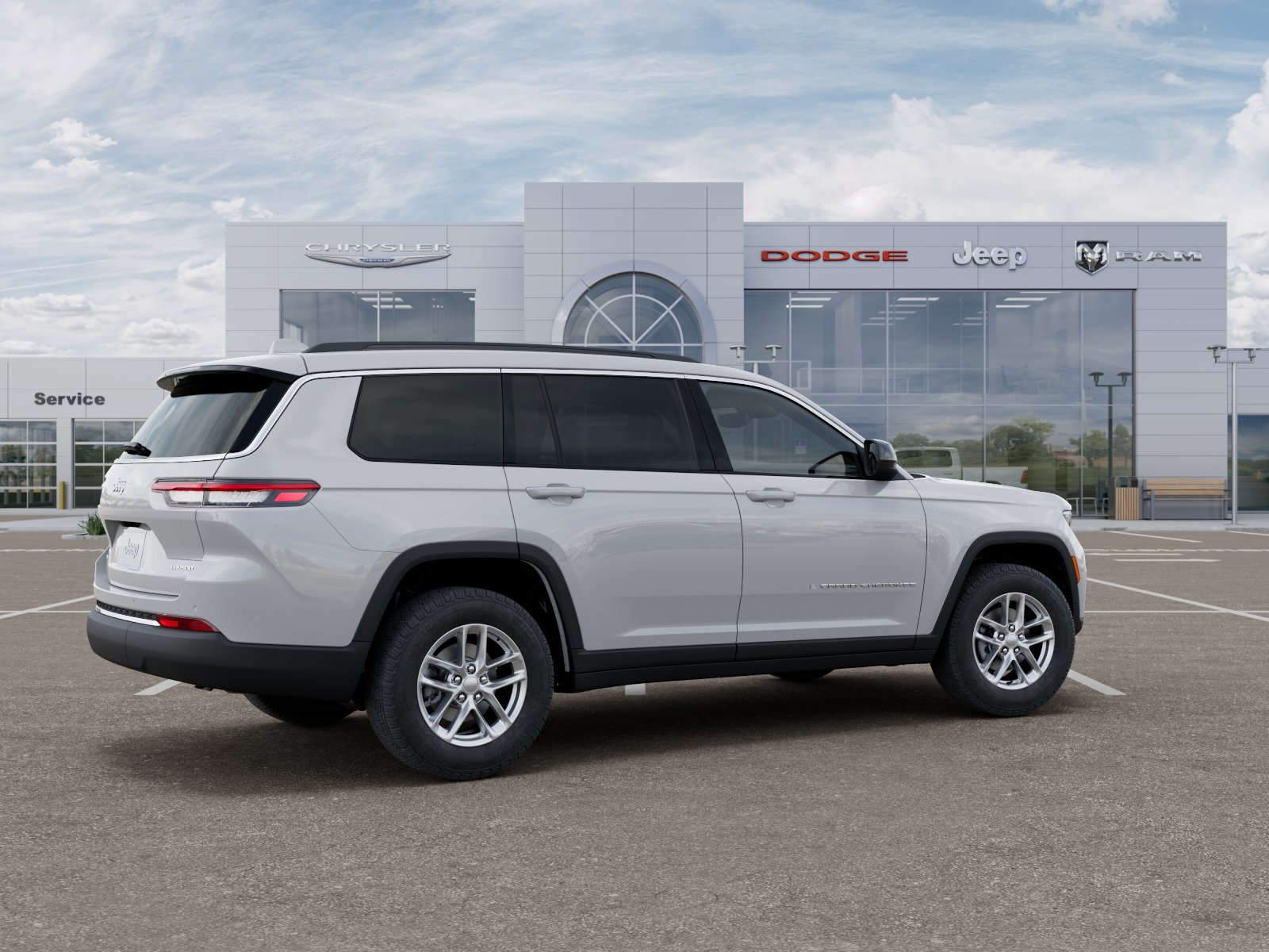 New 2026 Bright White Clear-Coat Exterior Paint Jeep Laredo X image 30