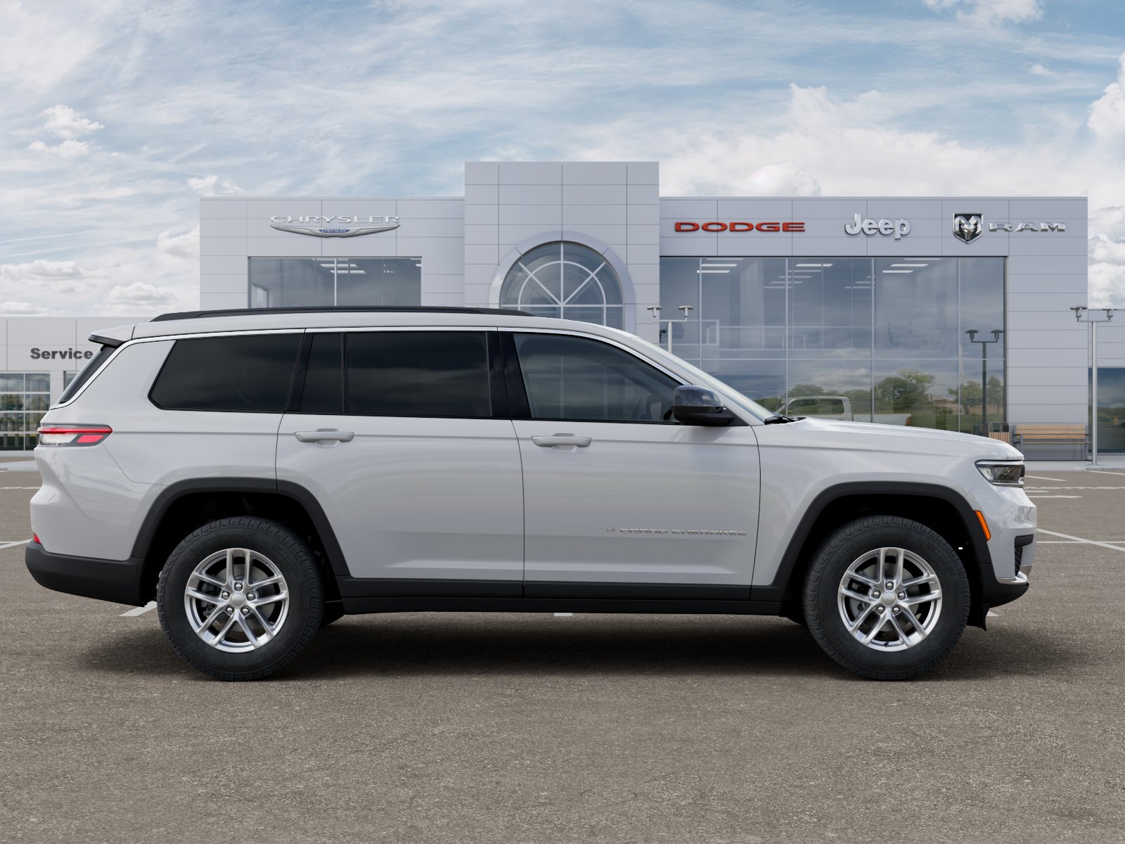 New 2026 Bright White Clear-Coat Exterior Paint Jeep Laredo X image 47