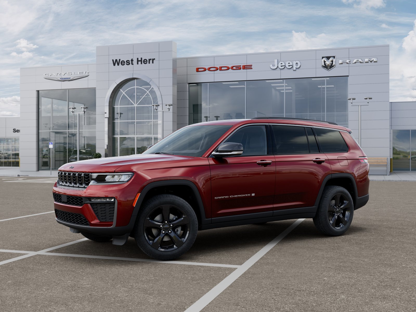 New 2026 Velvet Red Pearl-Coat Exterior Paint Jeep GRAND CHEROKEE L LIMITED 4X4 image 102