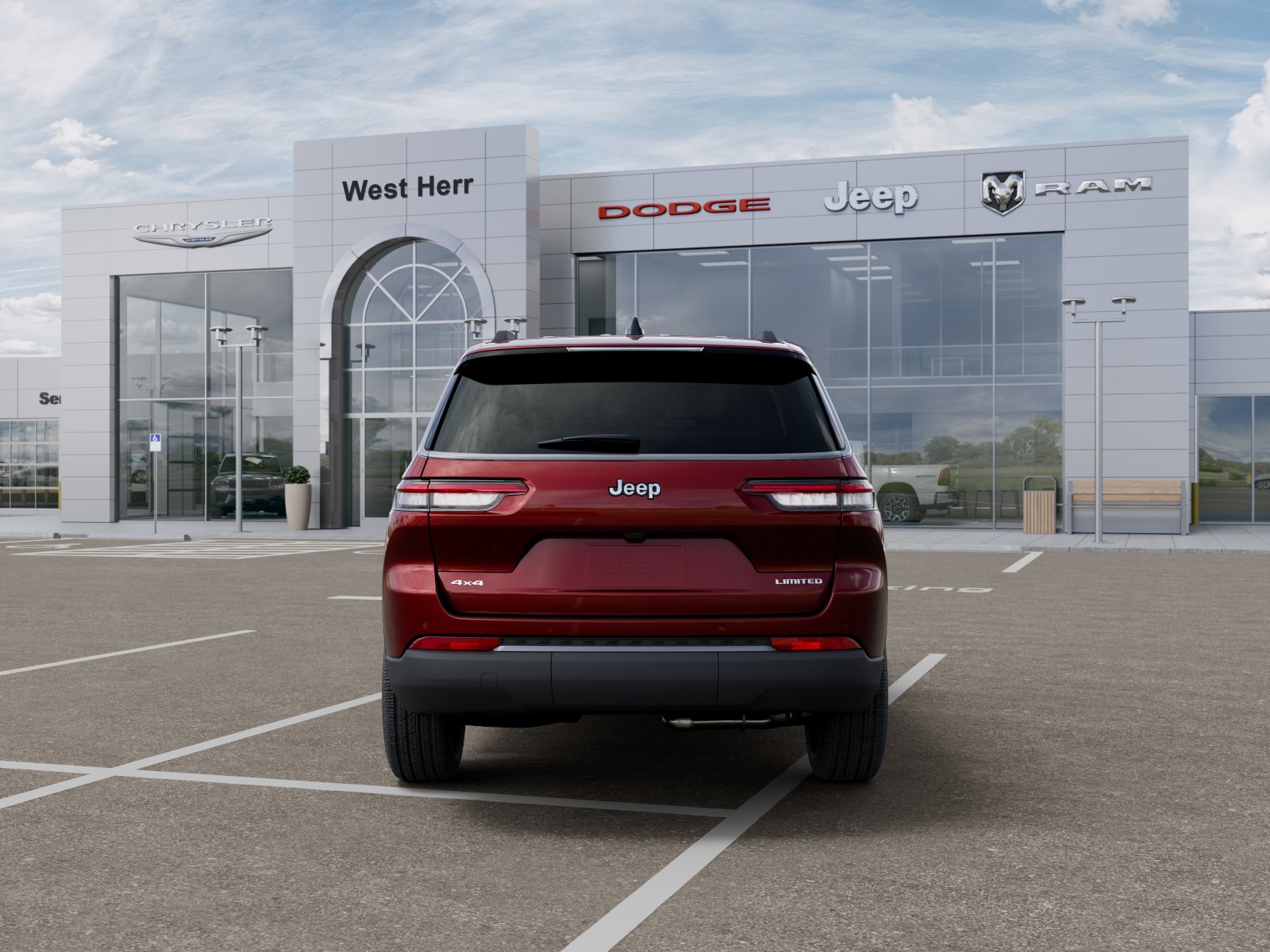 New 2026 Velvet Red Pearl-Coat Exterior Paint Jeep GRAND CHEROKEE L LIMITED 4X4 image 107