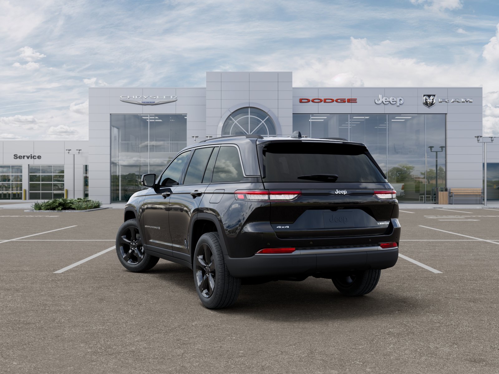 New 2026 Diamond Black Crystal Pearl-Coat Exterior Paint Jeep Limited image 46
