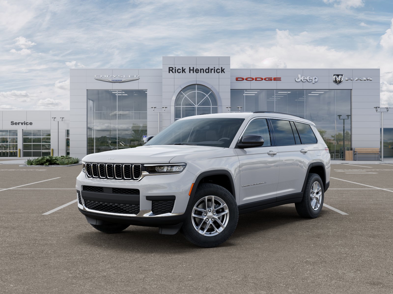 New 2026 Bright White Clear-Coat Exterior Paint Jeep Laredo X image 37