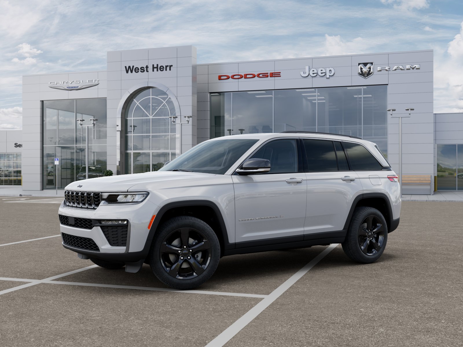 New 2026 Bright White Clear-Coat Exterior Paint Jeep GRAND CHEROKEE LIMITED 4X4 image 102