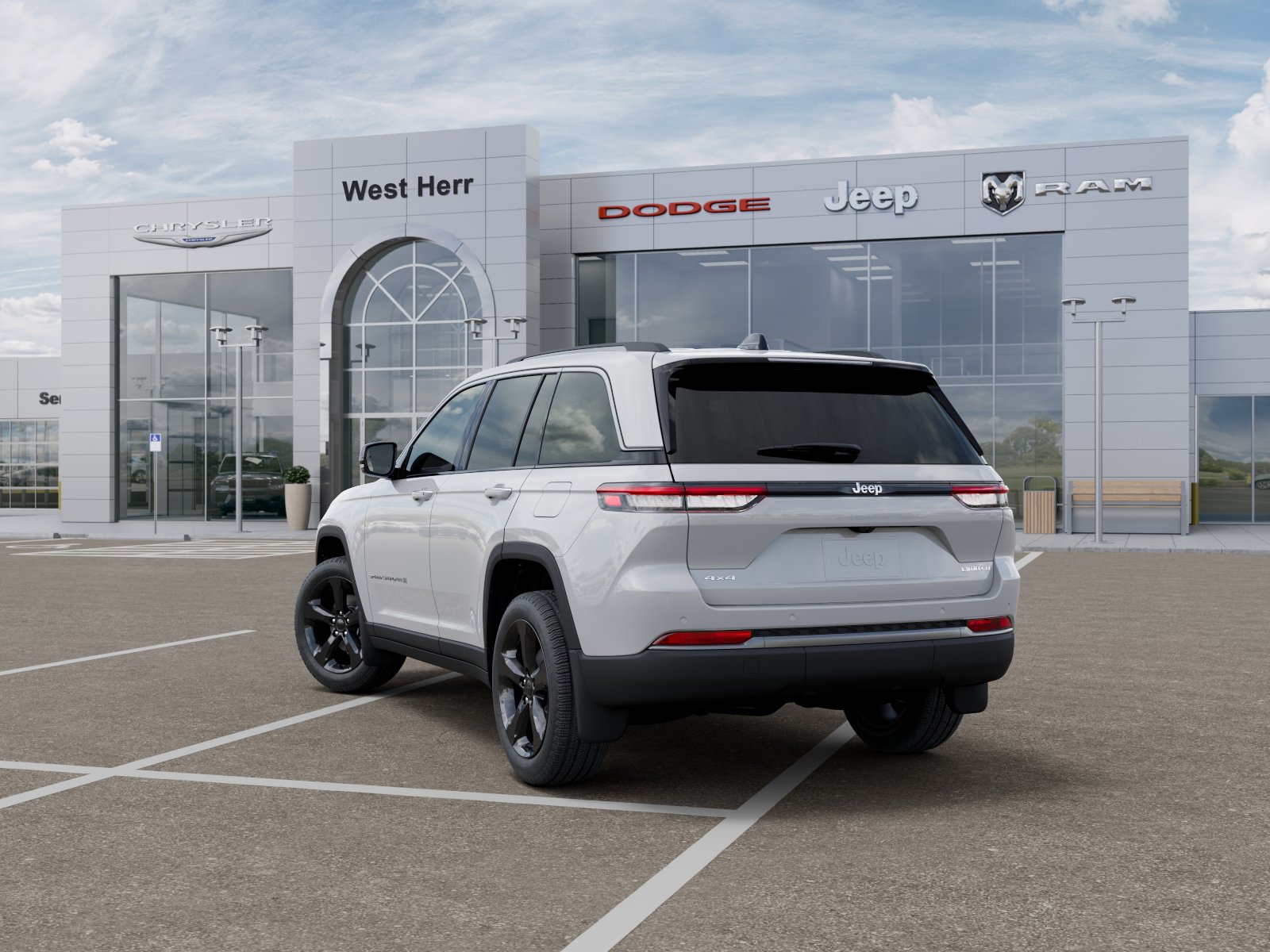 New 2026 Bright White Clear-Coat Exterior Paint Jeep Limited image 53