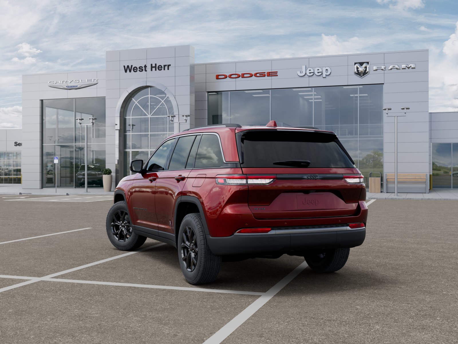 New 2026 Velvet Red Pearlcoat Jeep Laredo Altitude image 3