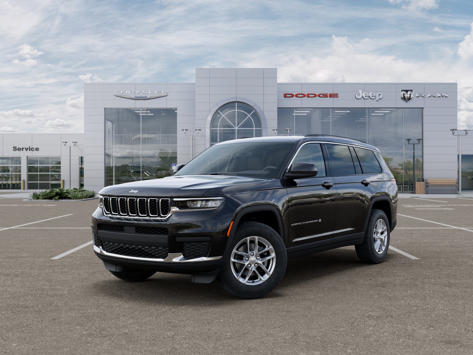 New 2026 Diamond Black Crystal Pearlcoat Jeep Laredo X image 42