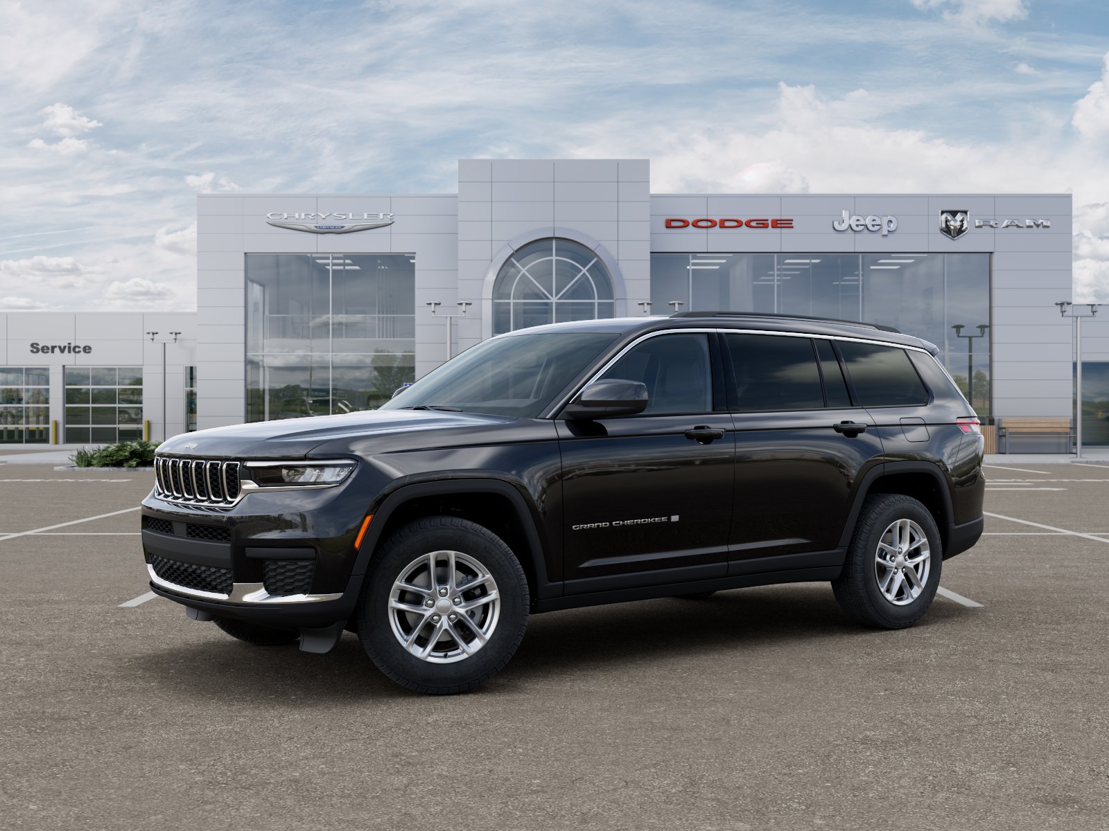 New 2026 Diamond Black Crystal Pearlcoat Jeep Laredo X image 41
