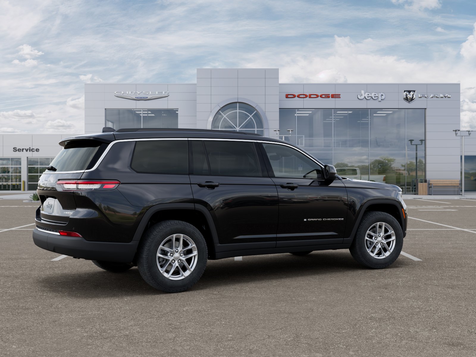 New 2026 Diamond Black Crystal Pearlcoat Jeep Laredo X image 46