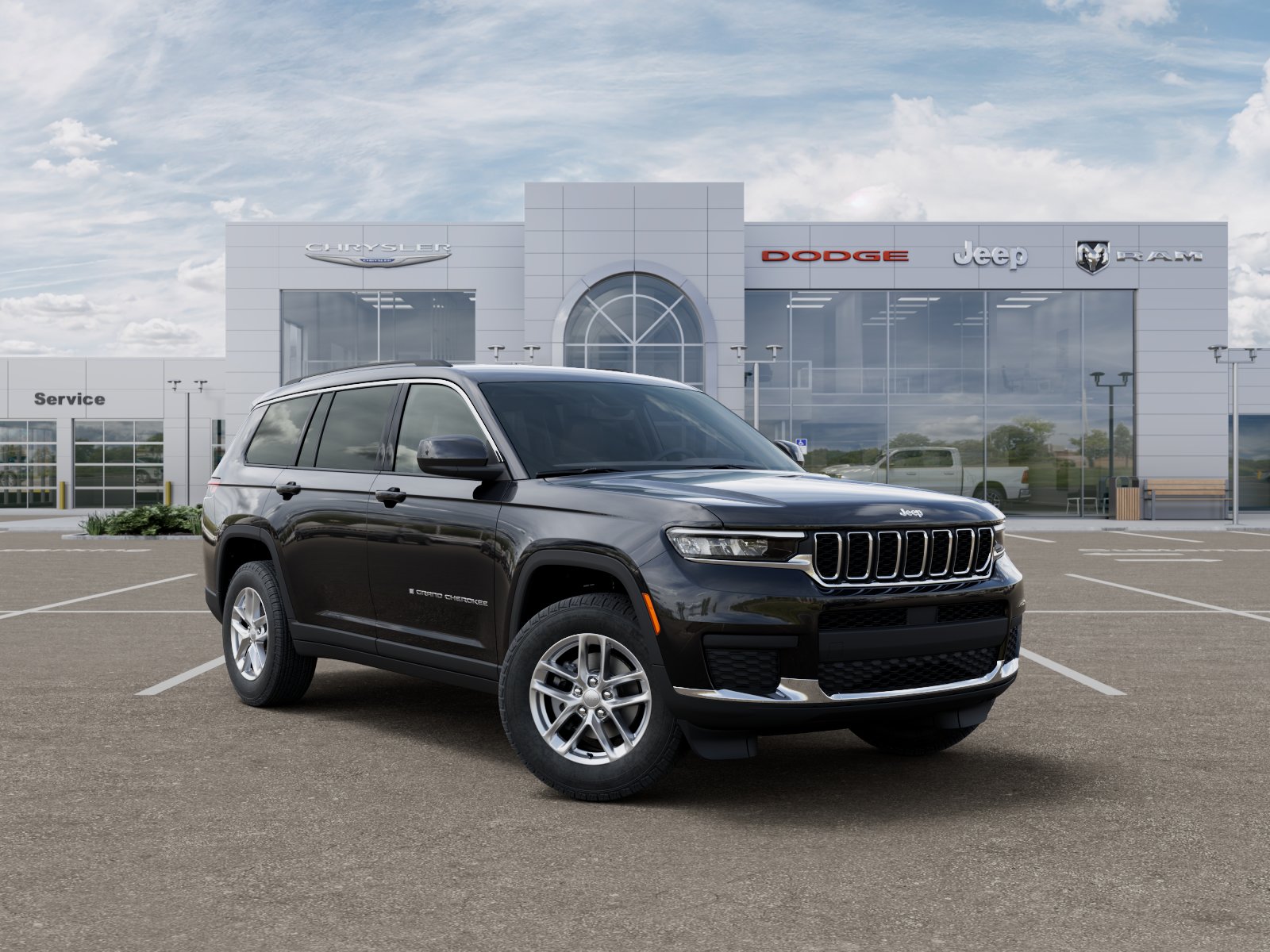 New 2026 Diamond Black Crystal Pearlcoat Jeep Laredo X image 47