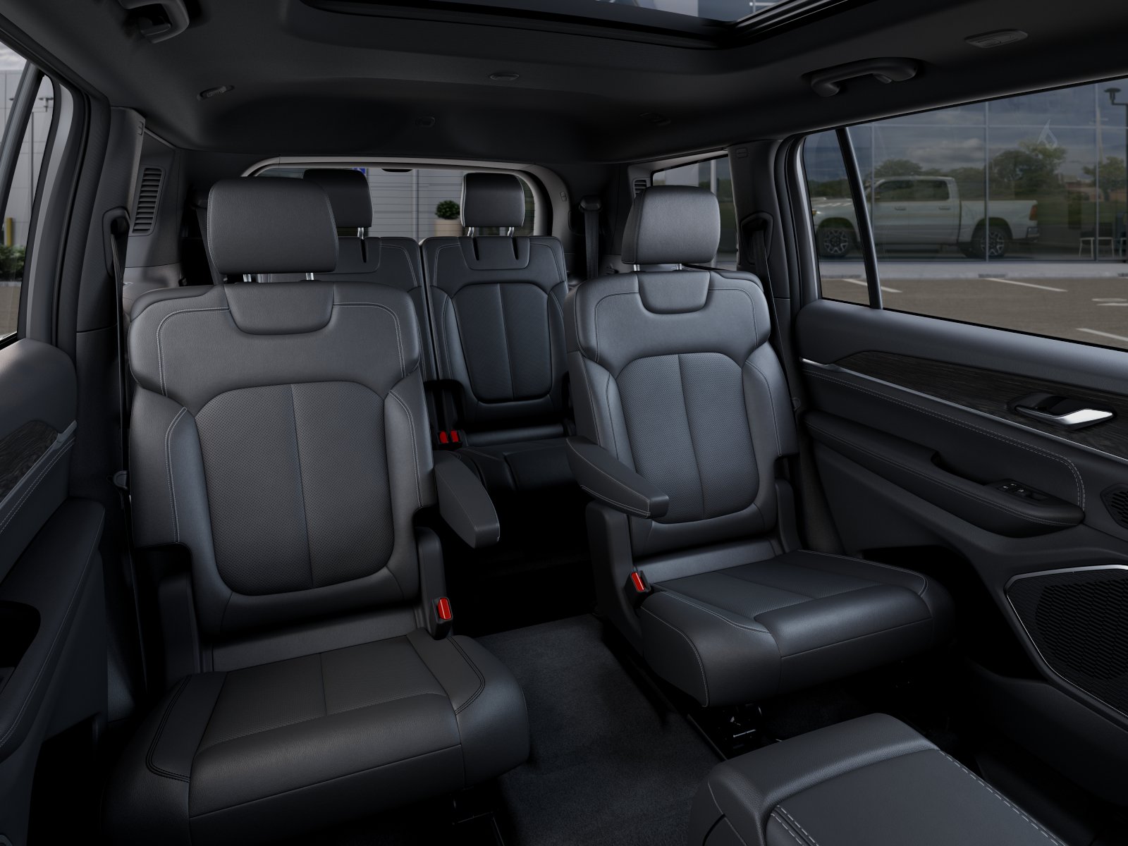 New 2026 Diamond Black Crystal Pearl-Coat Exterior Paint Jeep Limited Reserve image 15