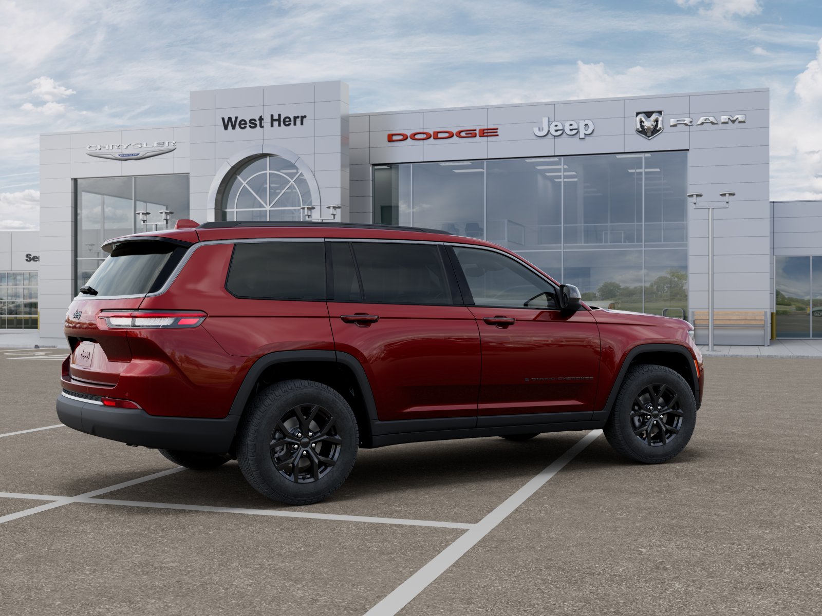 New 2026 Velvet Red Pearl-Coat Exterior Paint Jeep GRAND CHEROKEE L LAREDO ALTITU image 104