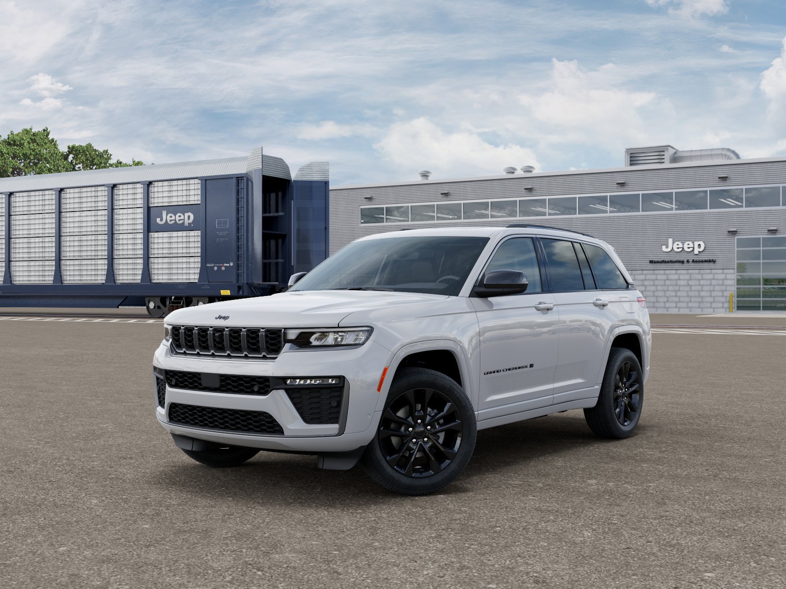 New 2026 Bright White Clear-Coat Exterior Paint Jeep Limited image 2