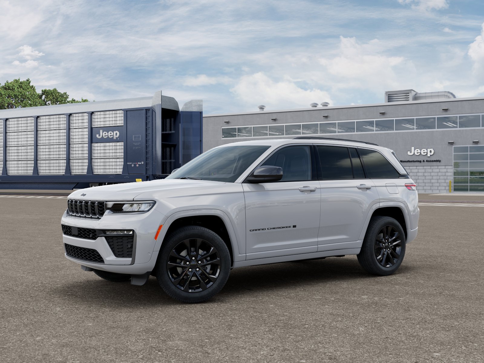 New 2026 Bright White Clear-Coat Exterior Paint Jeep Limited image 3