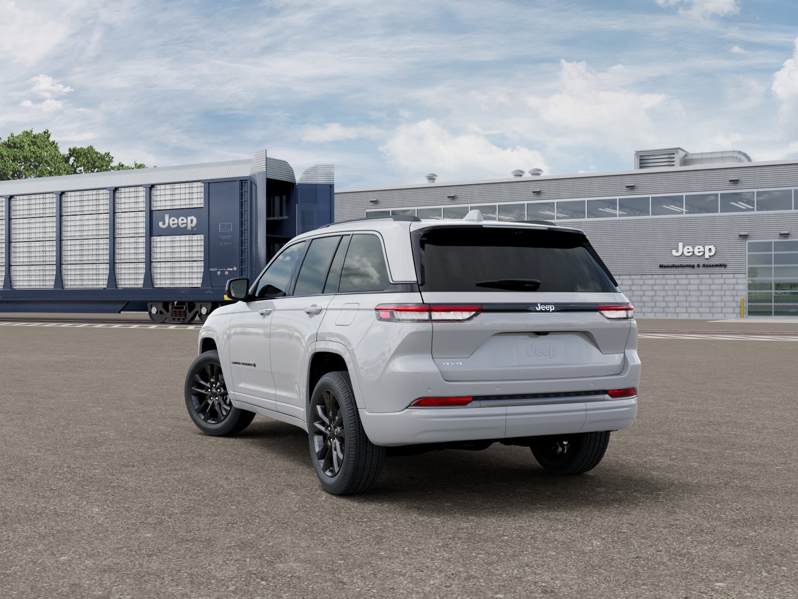 New 2026 Bright White Clear-Coat Exterior Paint Jeep Limited image 4