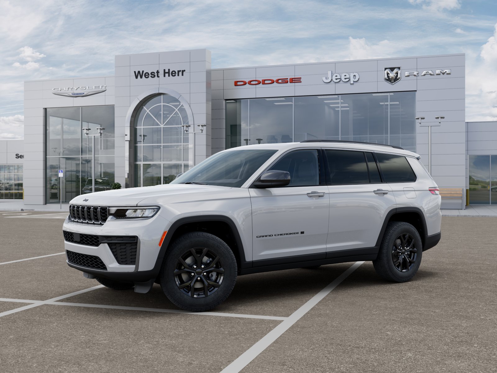 New 2026 Bright White Clear-Coat Exterior Paint Jeep GRAND CHEROKEE L LAREDO ALTITU image 102