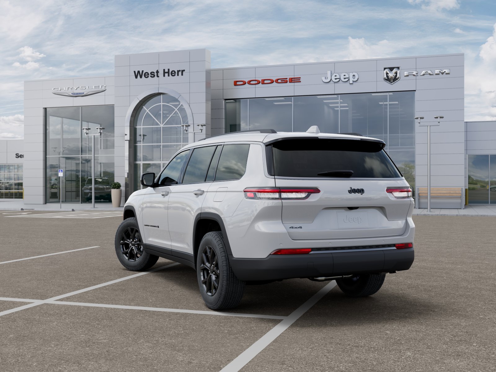New 2026 Bright White Clear-Coat Exterior Paint Jeep GRAND CHEROKEE L LAREDO ALTITU image 103