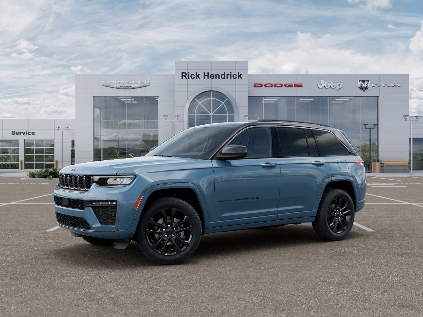 New 2026 Steel Blue Exterior Paint Jeep Limited Reserve image 2