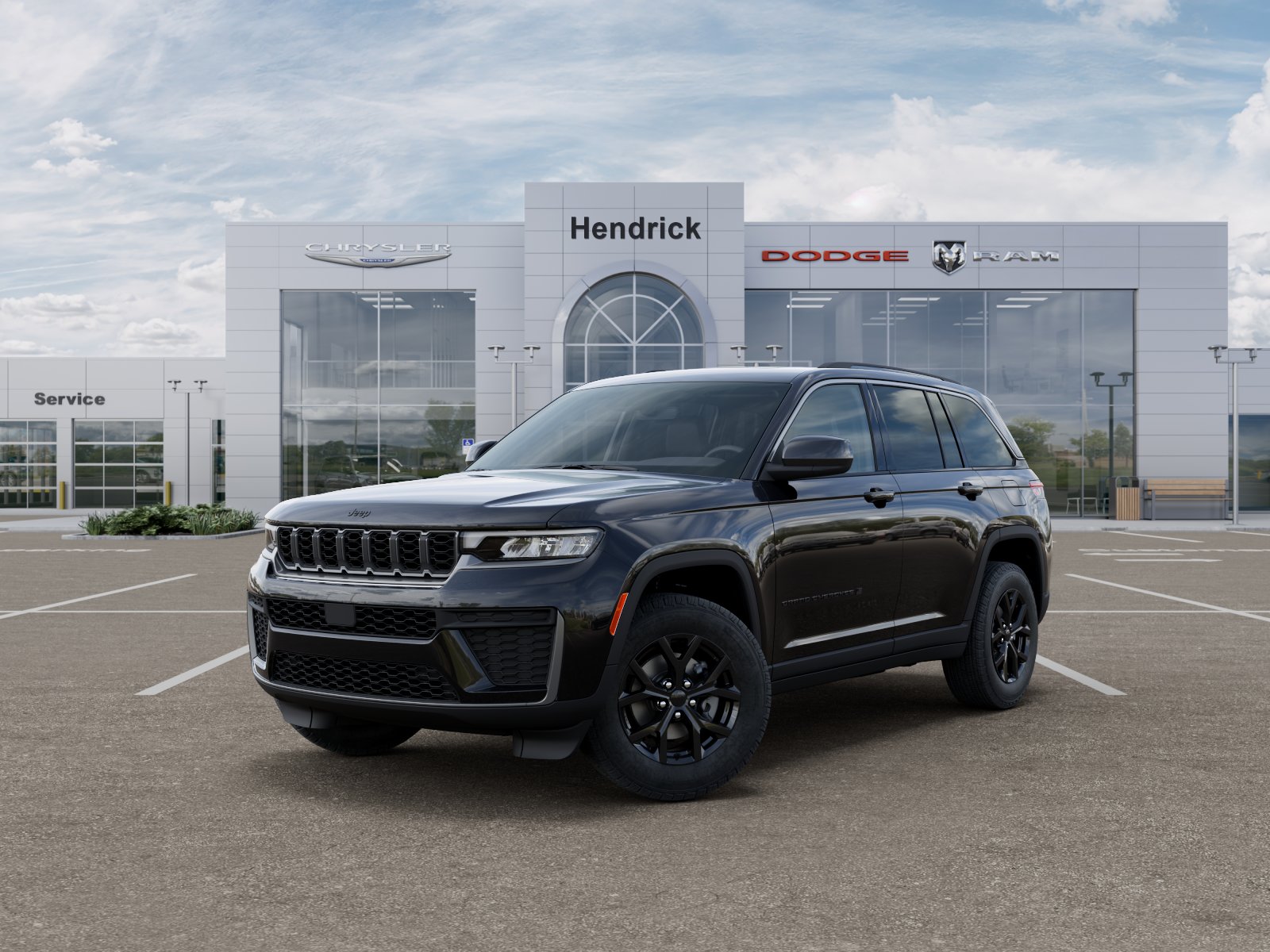 New 2026 Diamond Black Crystal Pearl-Coat Exterior Paint Jeep Laredo Altitude image 29