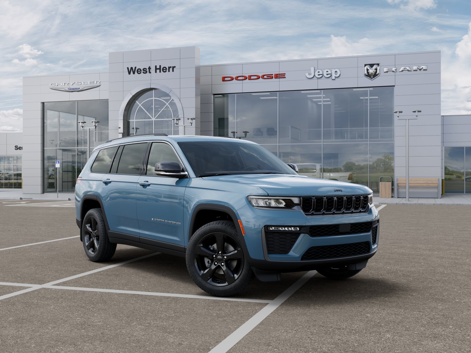 New 2026 Steel Blue Exterior Paint Jeep GRAND CHEROKEE L LIMITED 4X4 image 105