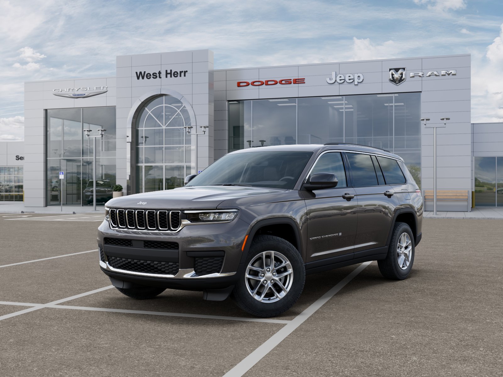 New 2026 Baltic Gray Metallic Clear-Coat Exterior Paint Jeep GRAND CHEROKEE L LAREDO X 4X4 image 101