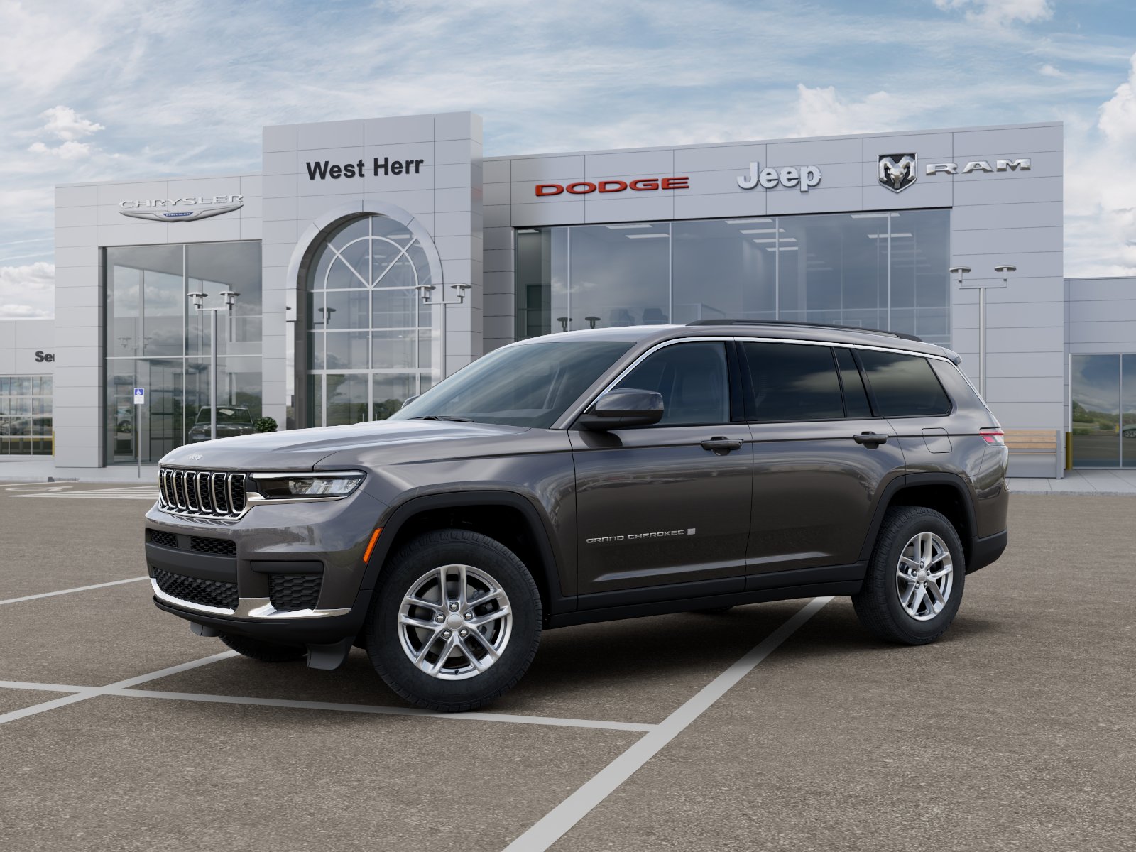 New 2026 Baltic Gray Metallic Clear-Coat Exterior Paint Jeep GRAND CHEROKEE L LAREDO X 4X4 image 102