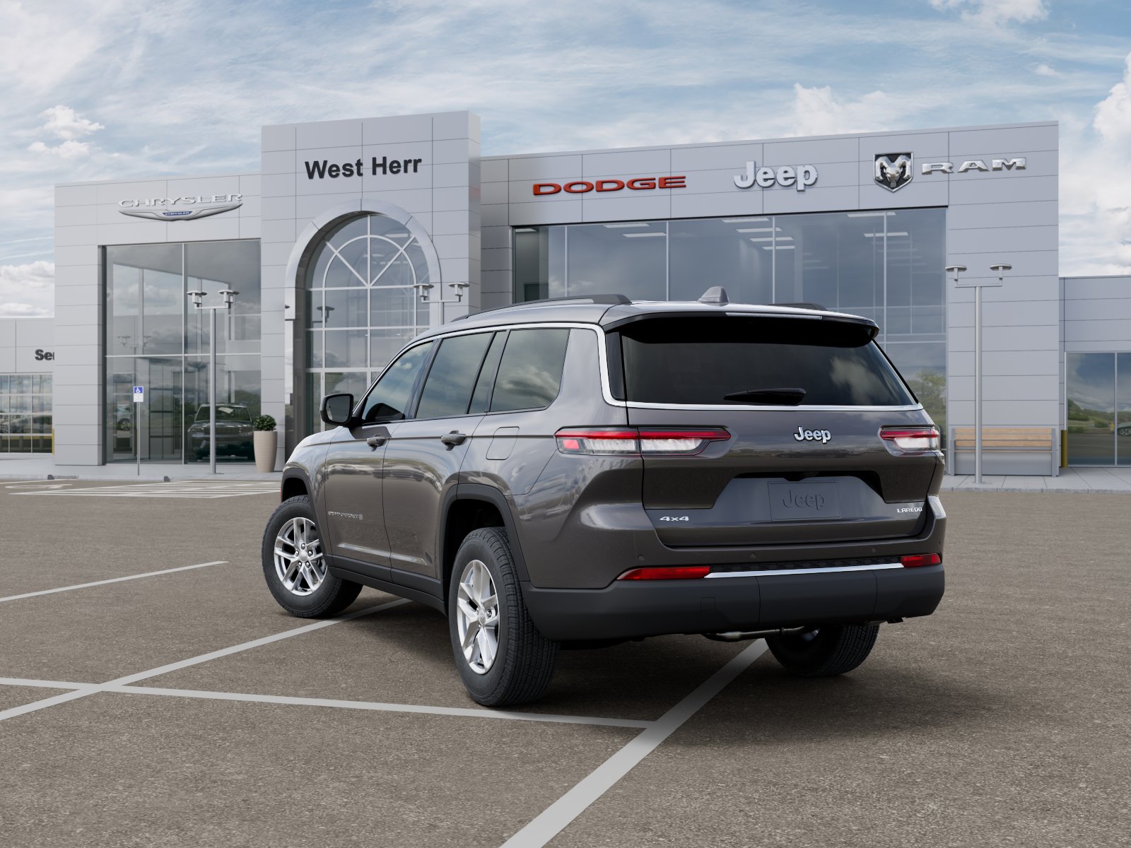 New 2026 Baltic Gray Metallic Clear-Coat Exterior Paint Jeep GRAND CHEROKEE L LAREDO X 4X4 image 103