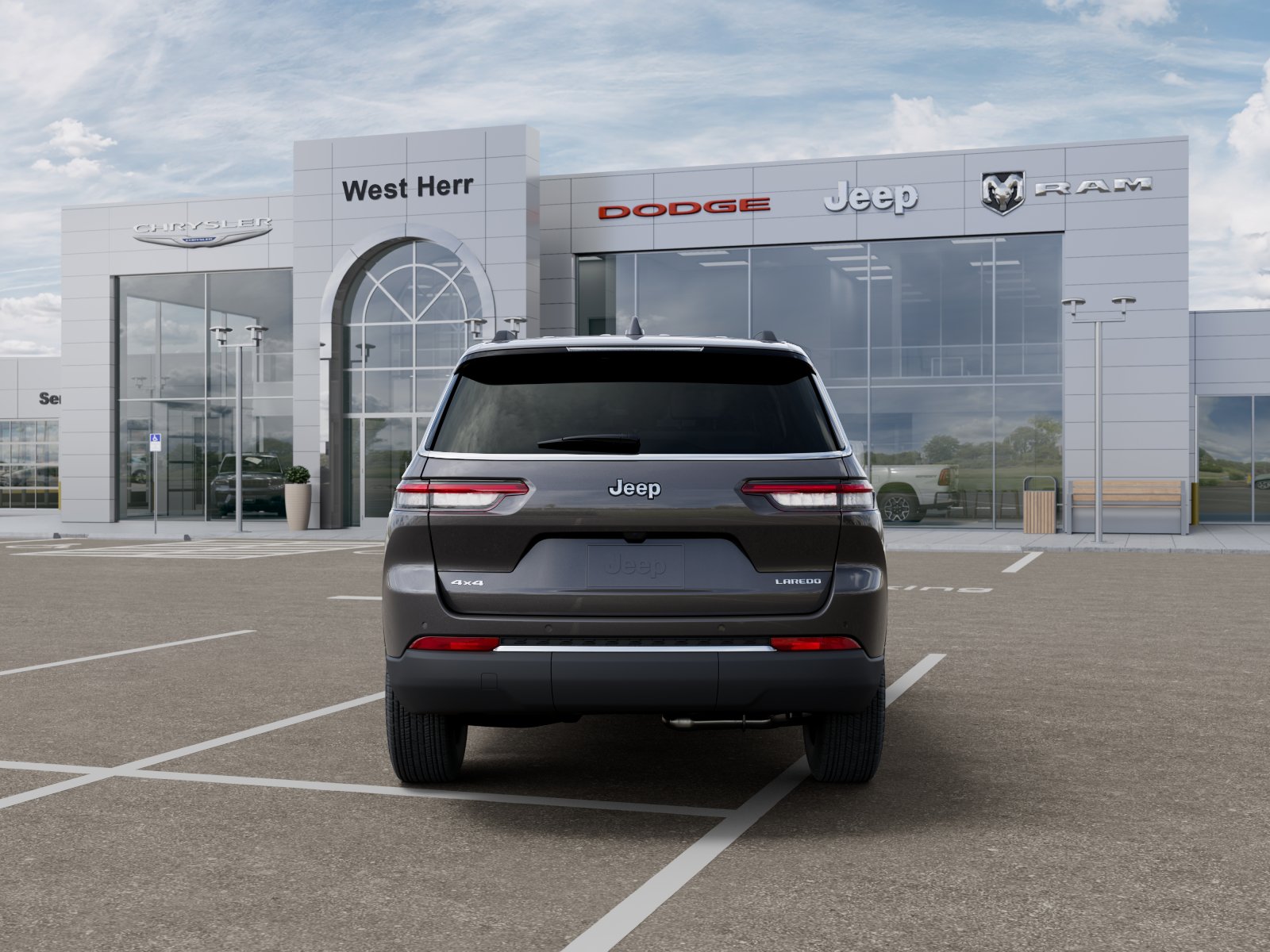 New 2026 Baltic Gray Metallic Clear-Coat Exterior Paint Jeep GRAND CHEROKEE L LAREDO X 4X4 image 107