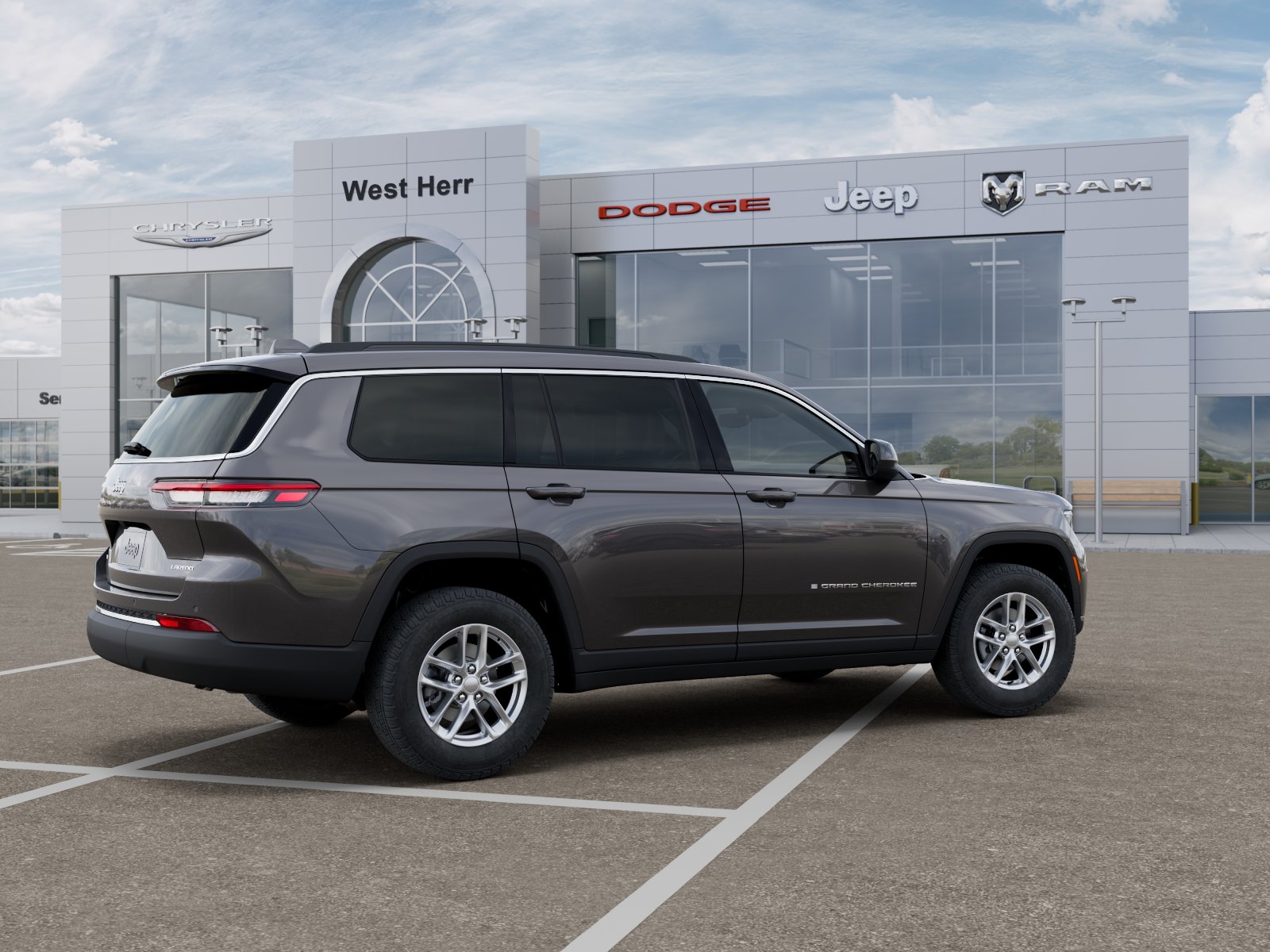 New 2026 Baltic Gray Metallic Clear-Coat Exterior Paint Jeep GRAND CHEROKEE L LAREDO X 4X4 image 104