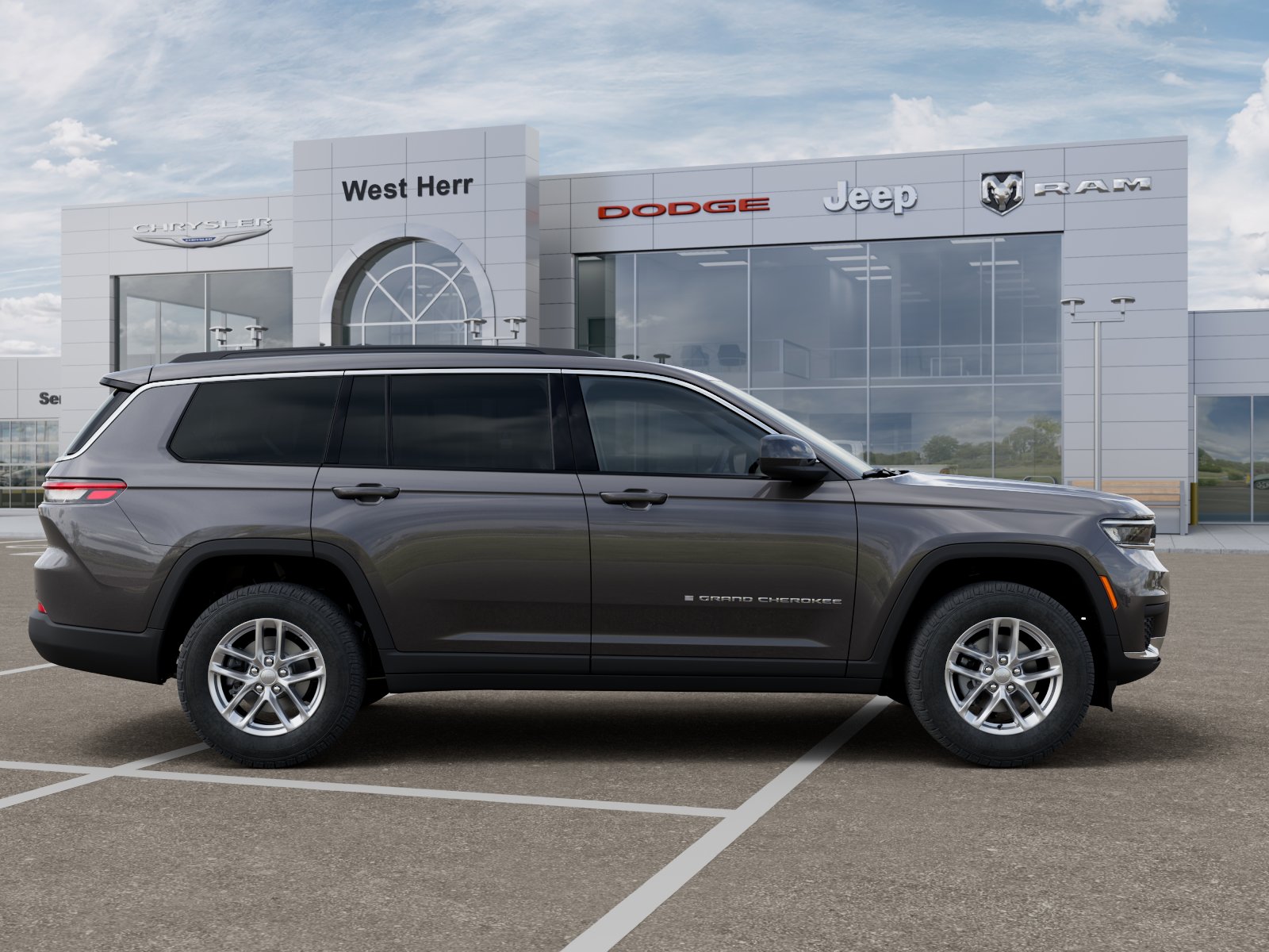 New 2026 Baltic Gray Metallic Clear-Coat Exterior Paint Jeep GRAND CHEROKEE L LAREDO X 4X4 image 121