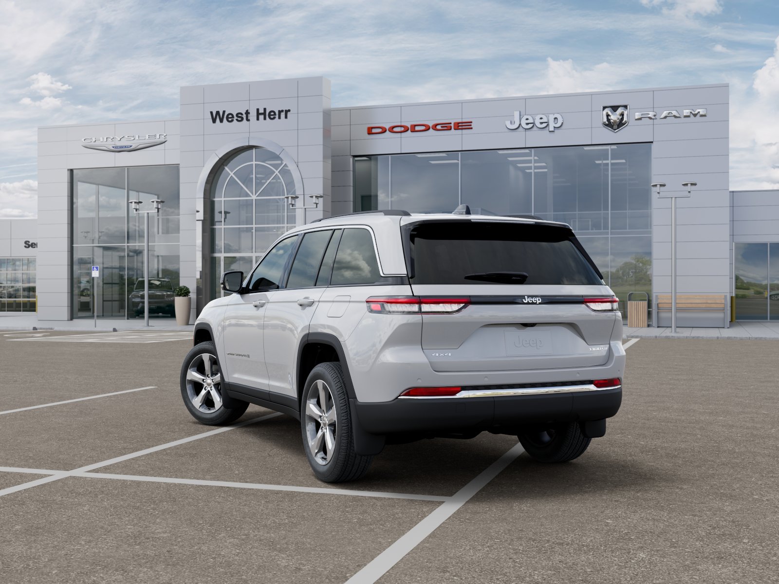 New 2026 Bright White Clear-Coat Exterior Paint Jeep Limited image 53