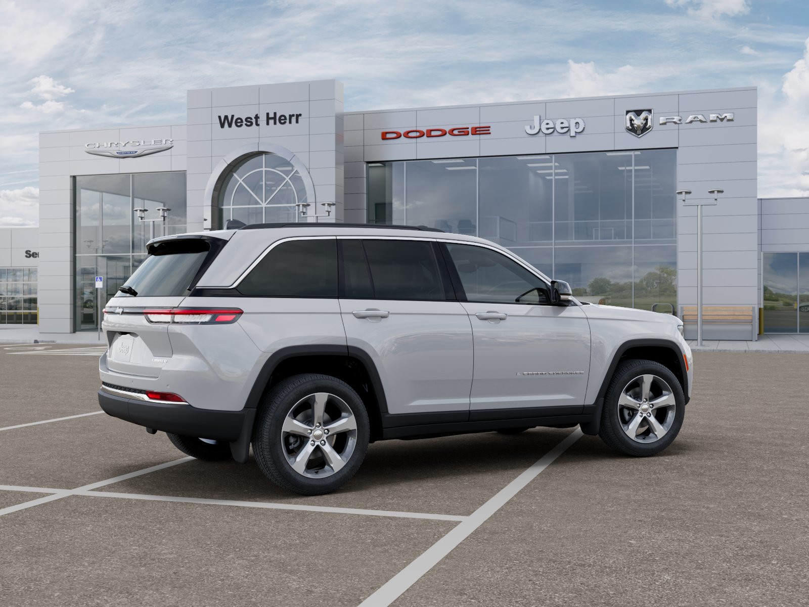 New 2026 Bright White Clear-Coat Exterior Paint Jeep Limited image 54
