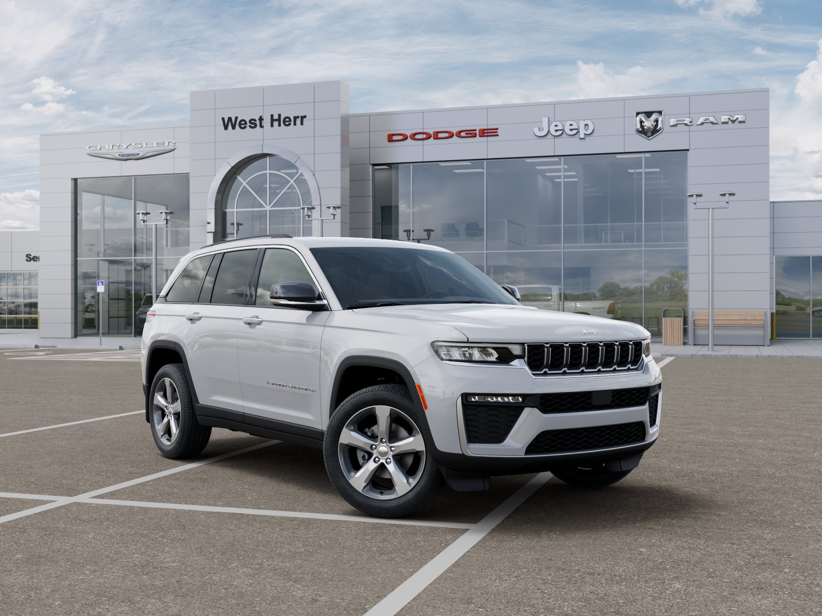 New 2026 Bright White Clear-Coat Exterior Paint Jeep Limited image 55