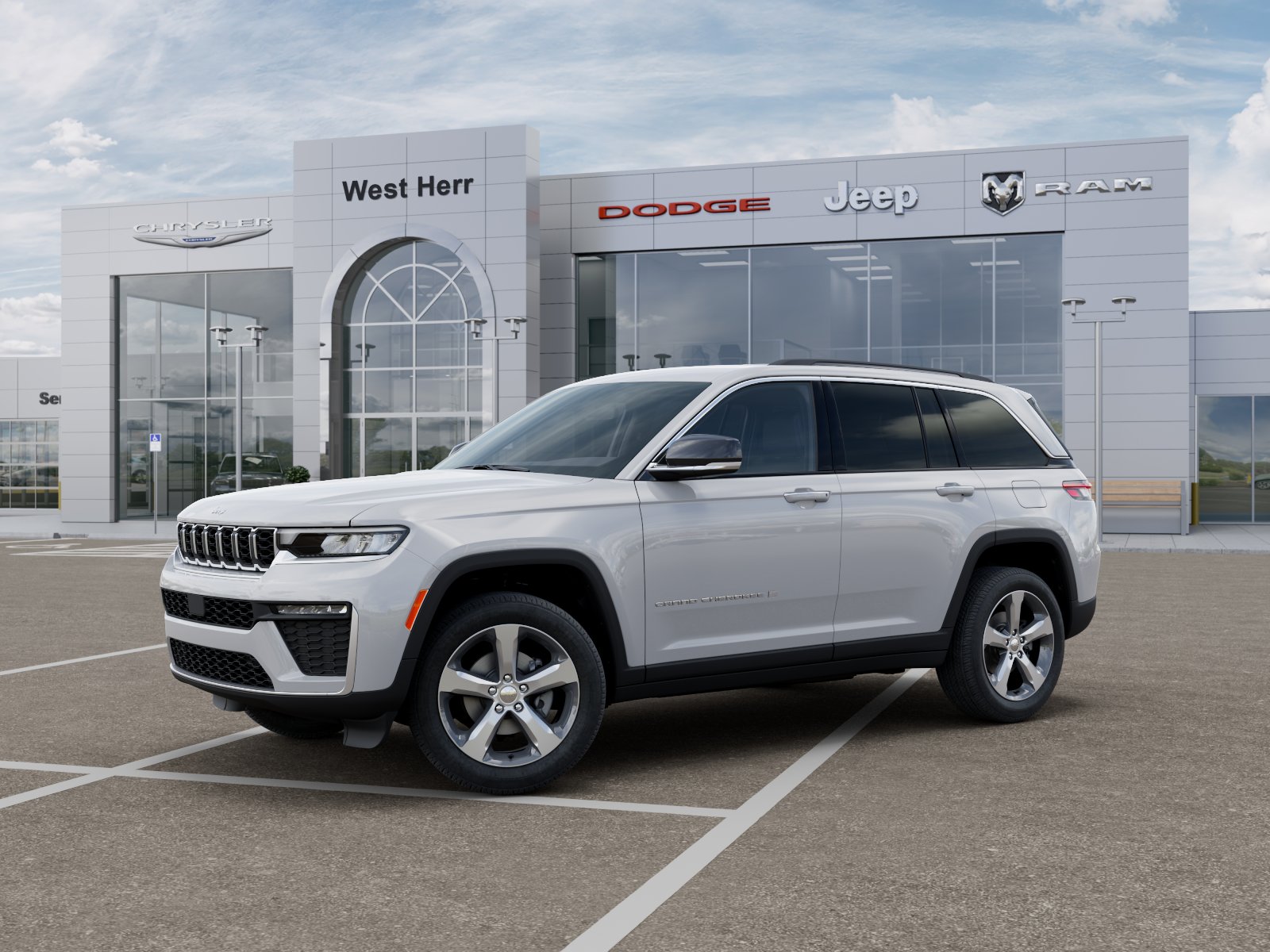New 2026 Bright White Clearcoat Jeep Limited image 2