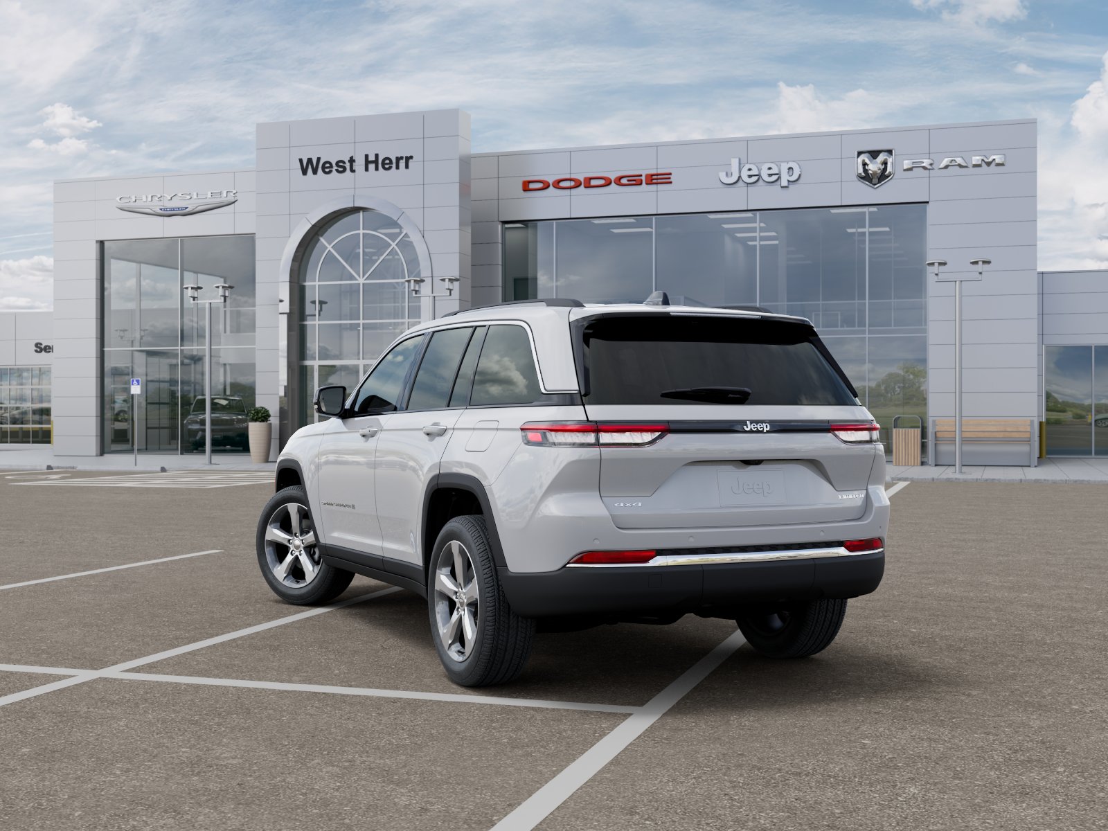 New 2026 Bright White Clearcoat Jeep Limited image 3
