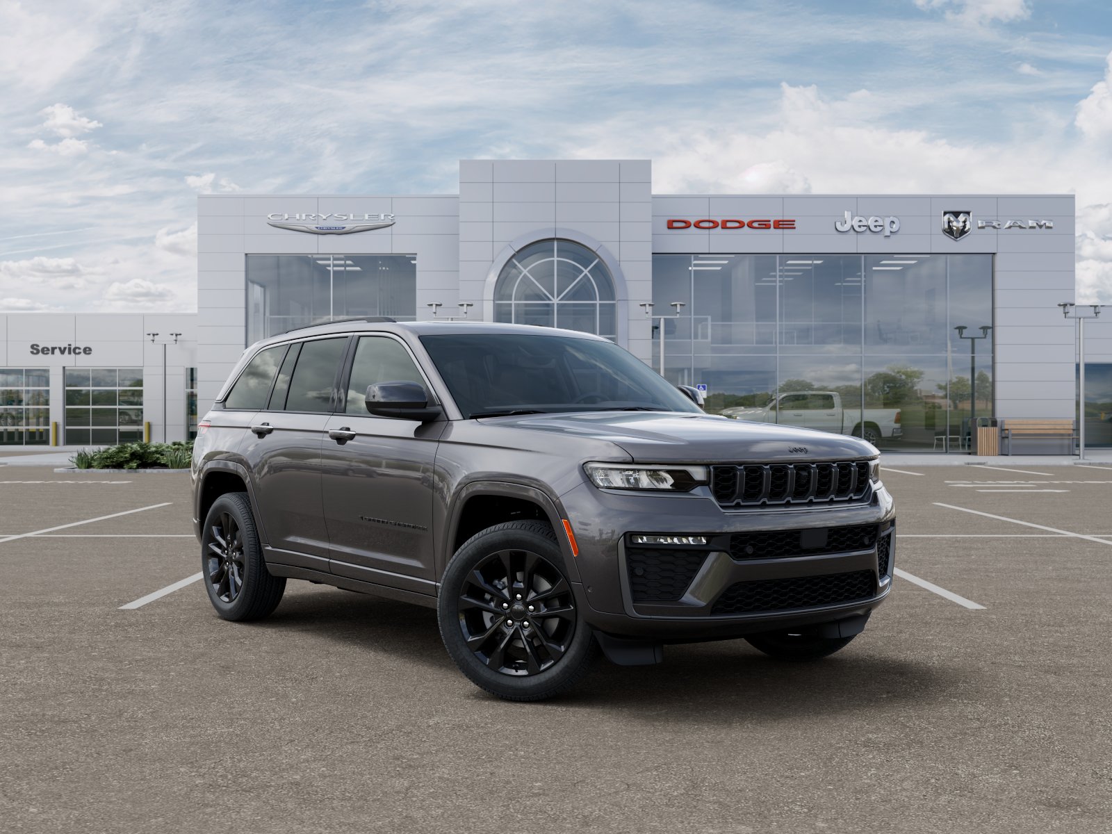 New 2026 Baltic Gray Metallic Clear-Coat Exterior Paint Jeep Limited Reserve image 31
