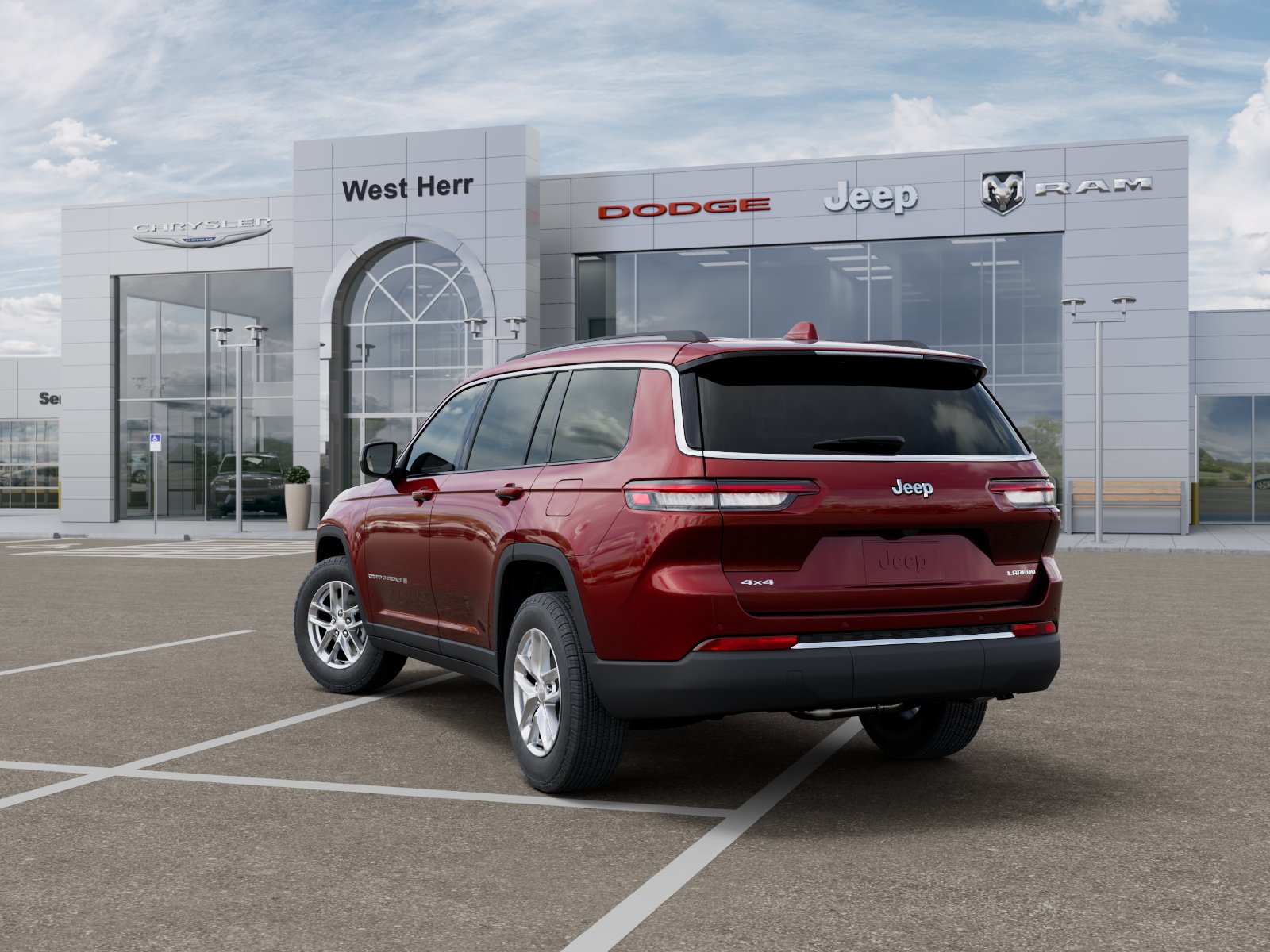 New 2026 Velvet Red Pearlcoat Jeep Laredo image 3