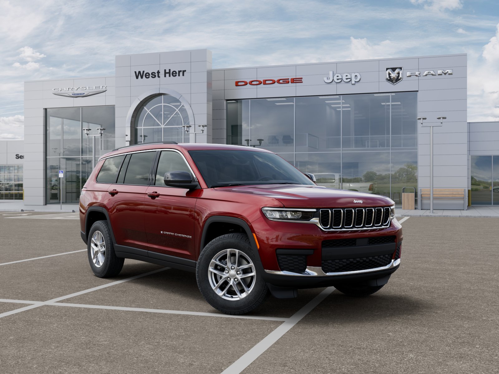 New 2026 Velvet Red Pearlcoat Jeep Laredo image 5